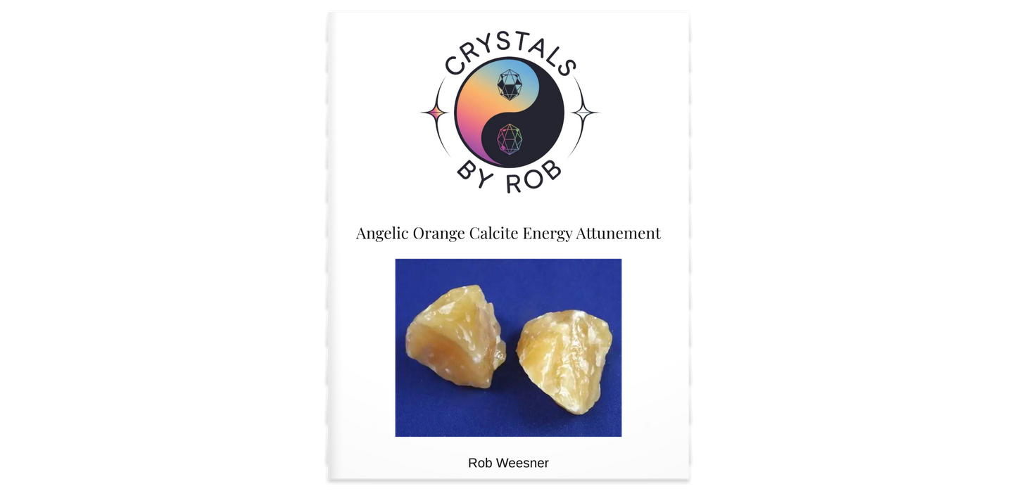 Angelic Orange Calcite Energy Attunement