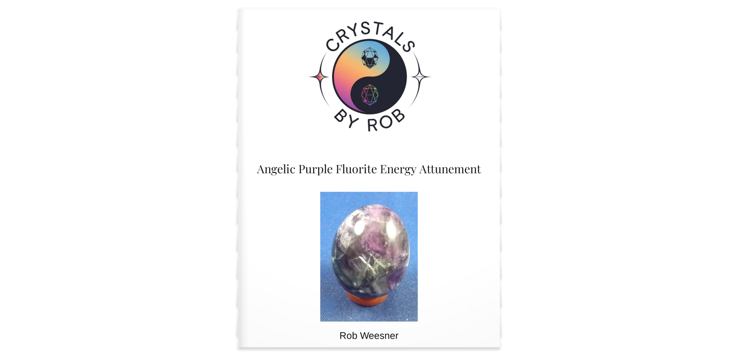 Angelic Purple Fluorite Attunement