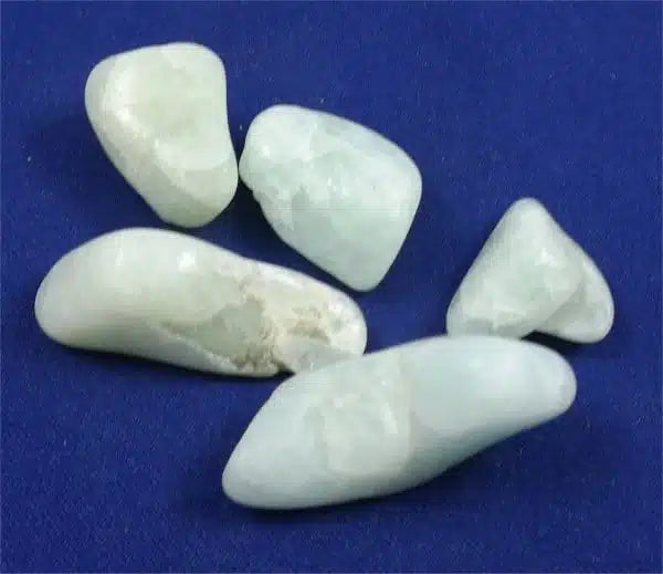 Aquamarine Tumbled Stones Medium