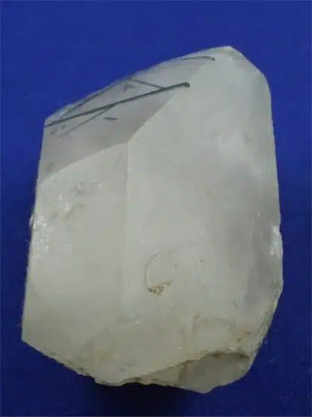 Blue Tourmaline In Quartz Crystal