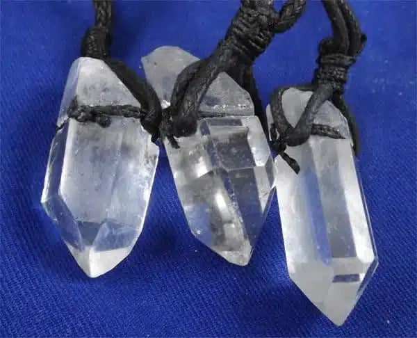 Clear Quartz Point Necklace