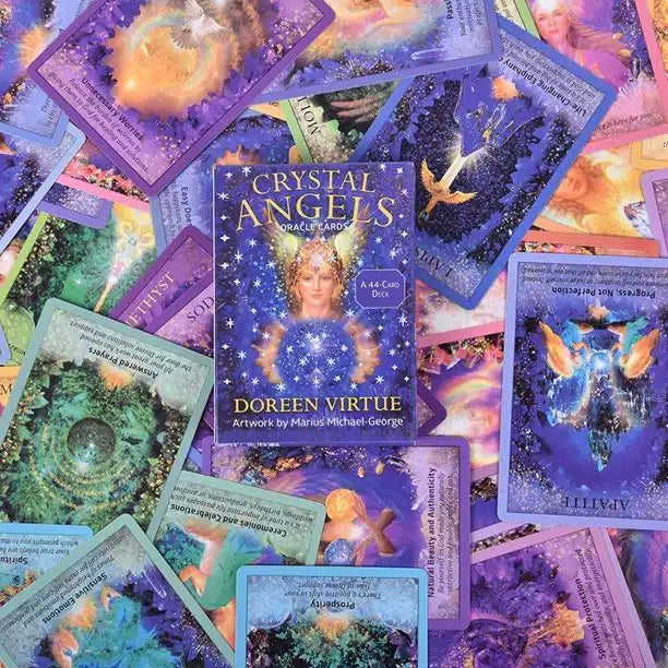 Crystal Angels Oracle Card Guide Book