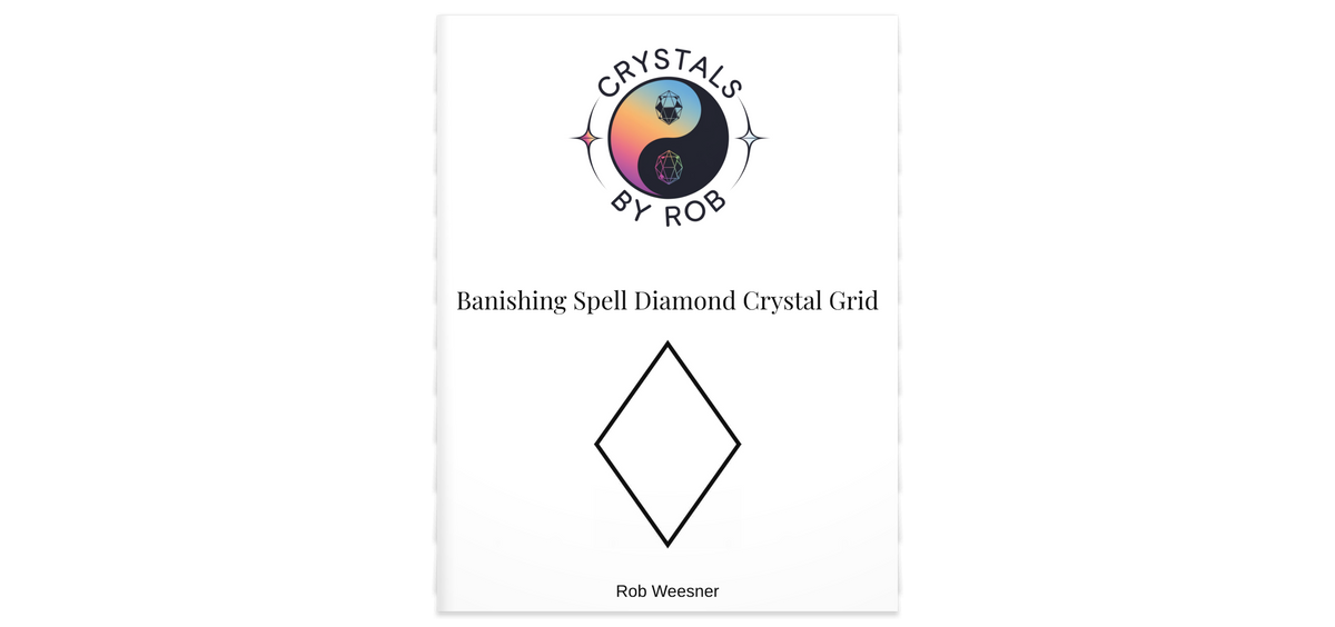 Banishing Spell Diamond Crystal Grid