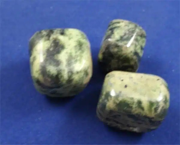 Jungle Camaouflage Serpentine Tumbled Stones