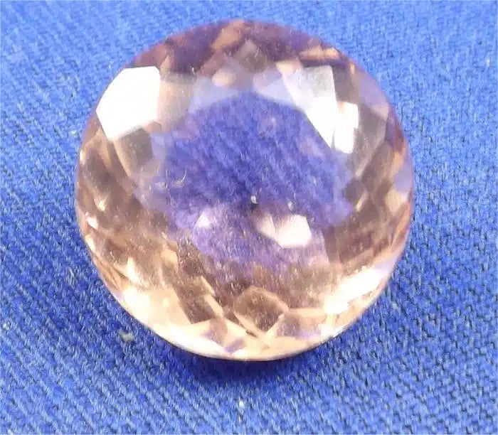 Peach Quartz Faceted Round 2