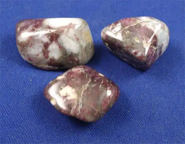 Rubellite Tourmaline In Quartz Tumbled Stone