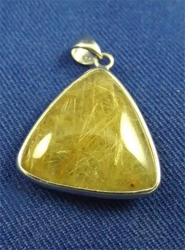 Rutilated Quartz Pendant Necklace 2