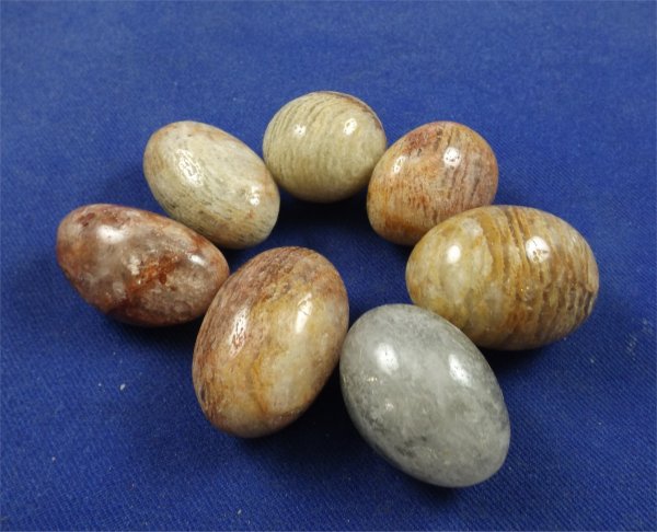 Thousand Layer Quartz Tumbled Stones