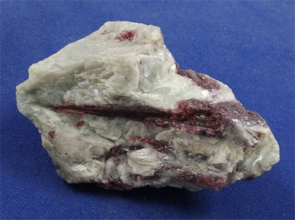 Tourmaline And Lepidolite In Quartz And Aquamarine 1