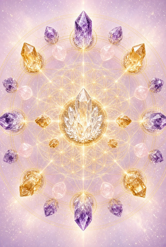 Crystal Grids for Sacred Alignment: The Complete Blueprint