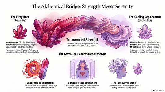 Rubelite Tourmnaline And Lepdolite Infograph