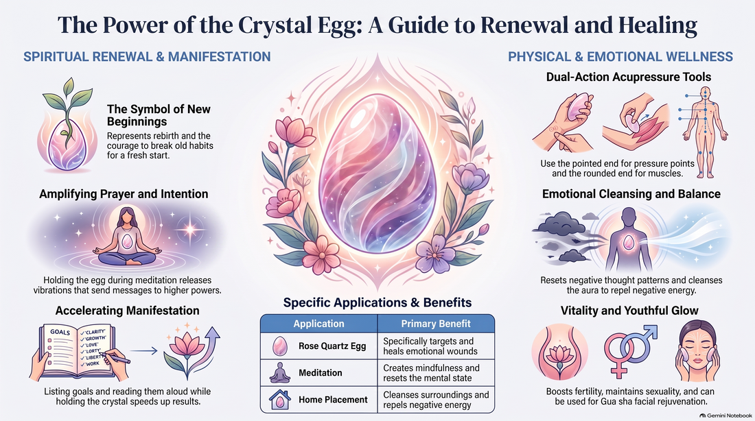 Egg Shaped Crystals Infograph