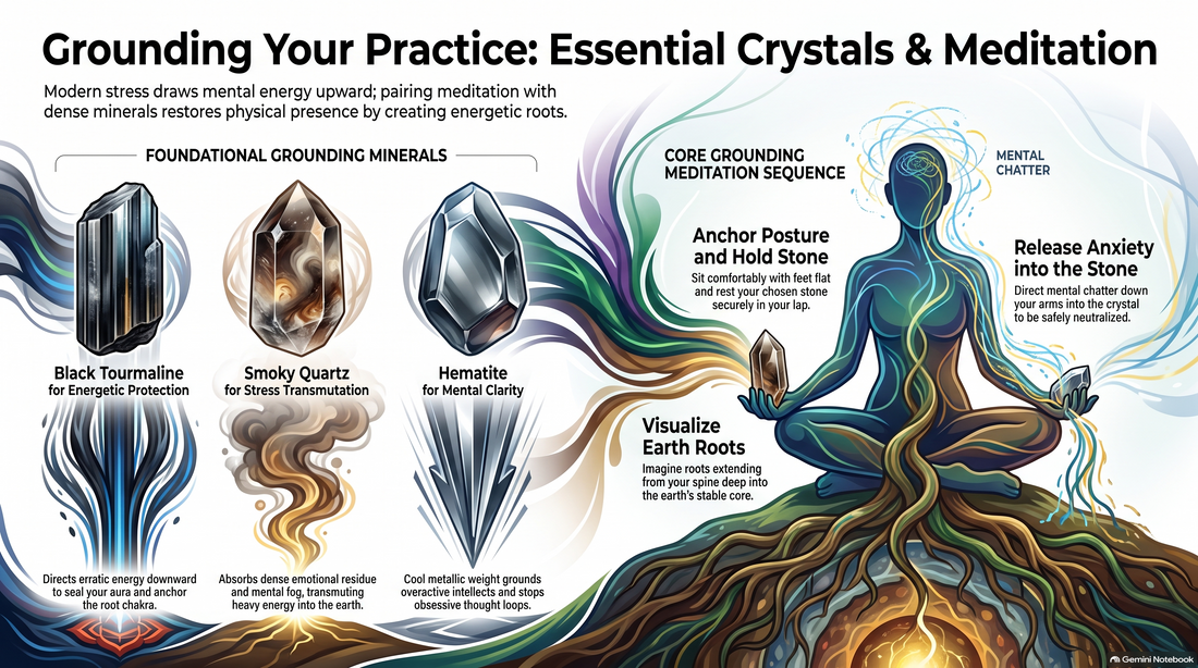 Crystals for Meditation: Deepen Your Grounding Practice