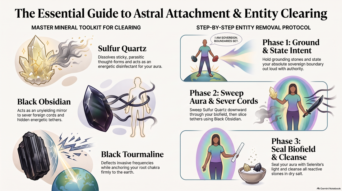 Entity Removal Healing: Removing Deep Astral Attachments Infograph