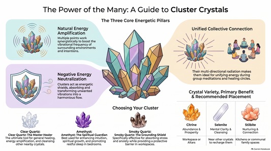 Crystal Cluster Infograph