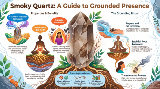 Smoky Quartz Meditation Infograph