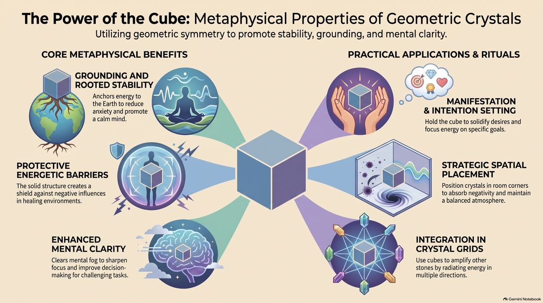 Cube Shaped Crystals Infograph