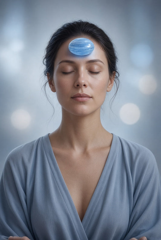 Blue Scheelite Chakra Meditation