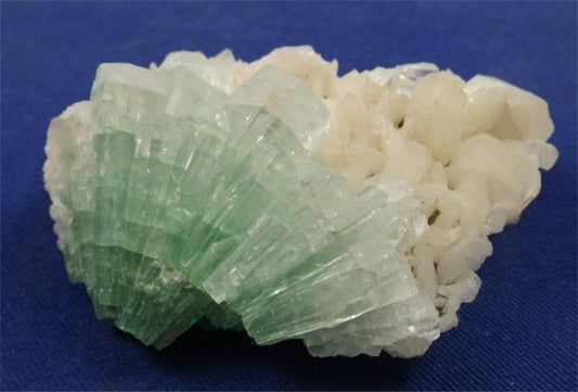 Metaphysical Healing Properties of Green Apophyllite on Stilbite