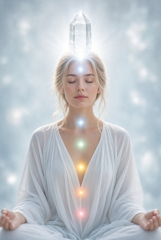 Russian Lemurian Ice Quartz Chakra Meditation