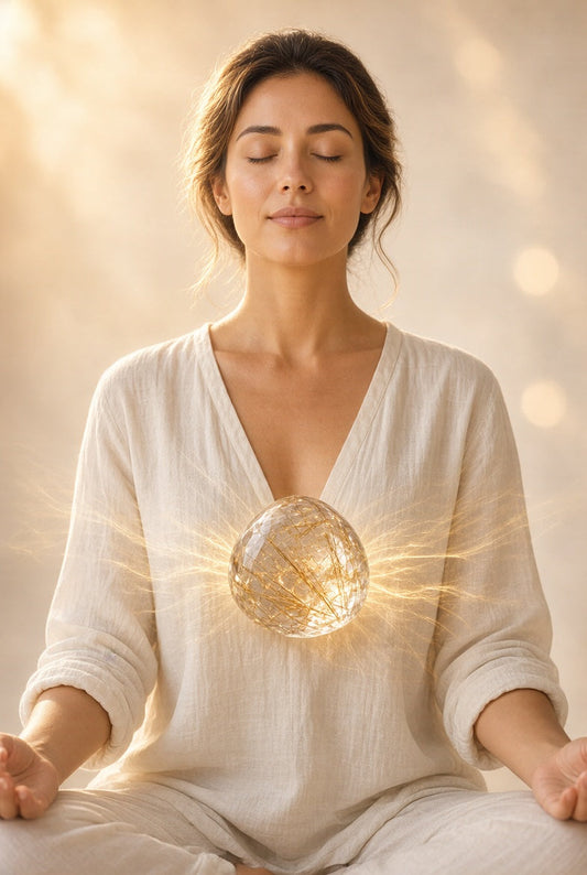 Rutilated Quartz Chakra Meditation