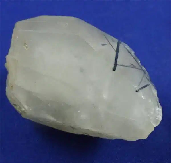 Blue Tourmaline In Quartz Crystal