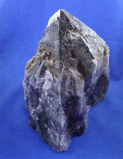 Amethyst Crystal Point With Hematite Cap