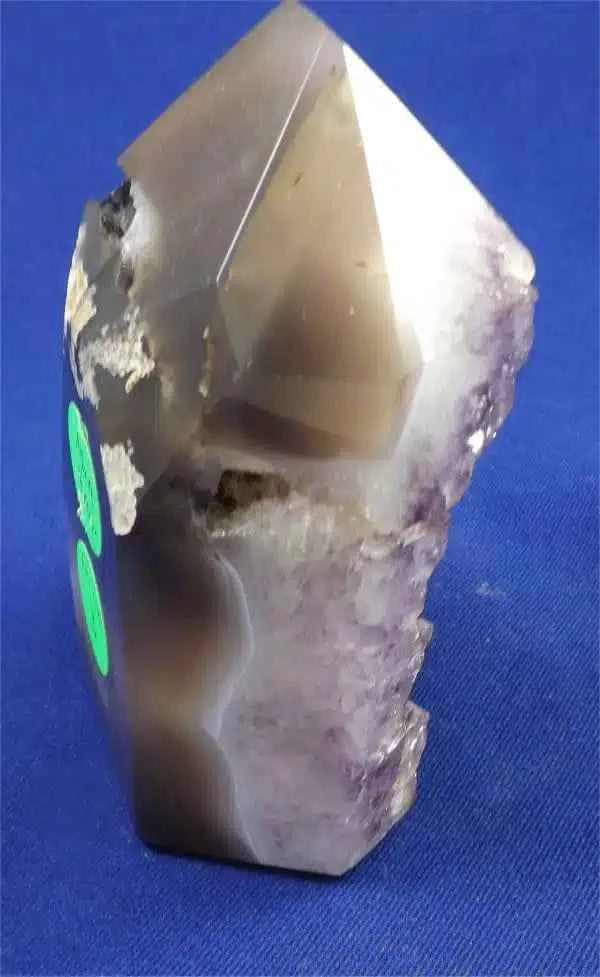Agate Geode Point Tower 3 With Amethyst