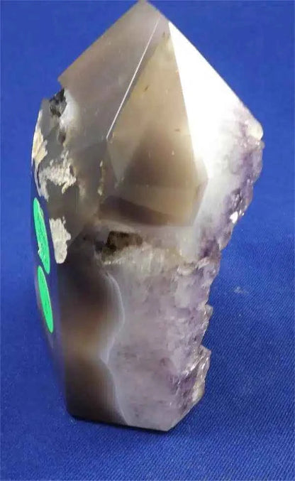 Agate Geode Point Tower 3 With Amethyst