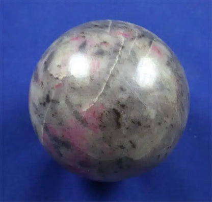 Ruby And Tourmaline In Quartz Sphere