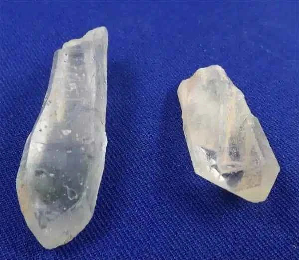 Actinolite In Quartz Crystals Large