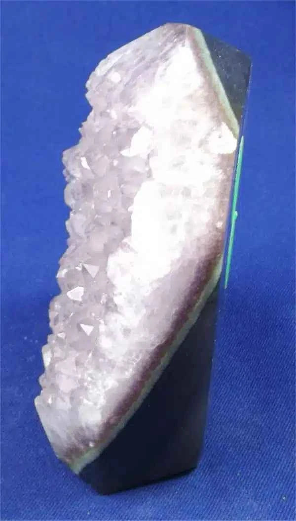 Agate Geode Point Tower 8 With Amethyst