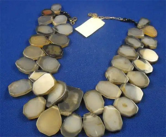 Agate Slice Necklace - Crystals By Rob