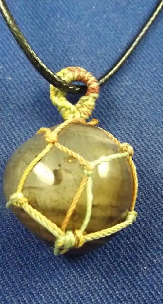 Agate Tumbled Stone Necklace