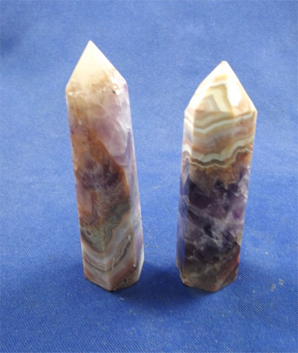 Amethyst Lace Agate Towers