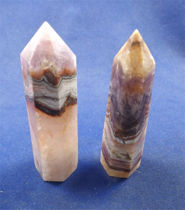 Amethyst Lace Agate Towers