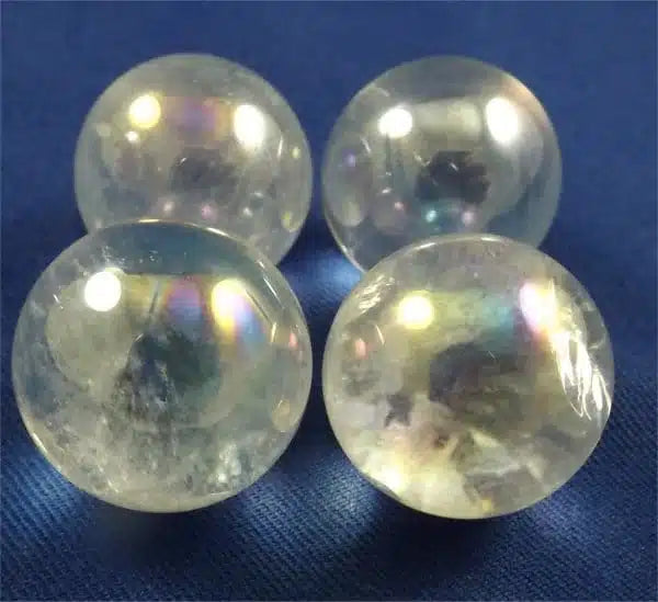Angel Aura Quartz Mini Spheres