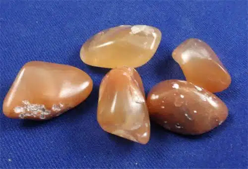 Amphibole In Quartz Tumbled Stones Medium