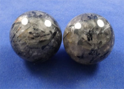 Black Tourmaline In Quartz Spheres