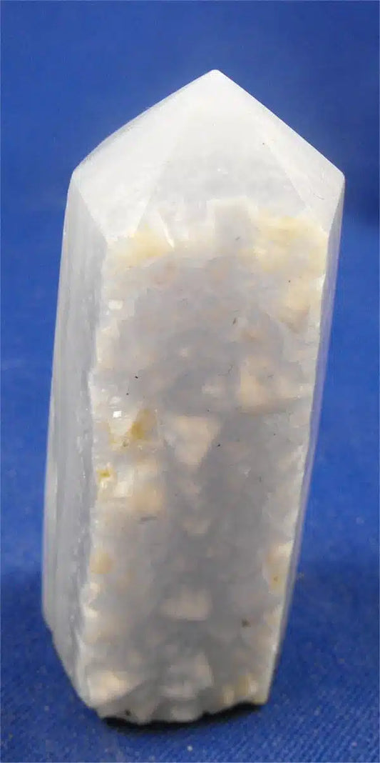 Blue Lace Agate With Druzy Tower 1