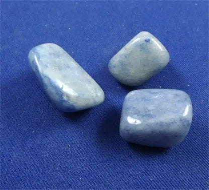 Blue Quartz Tumbled Stones