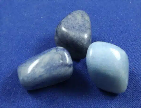 Blue Quartz Tumbled Stones