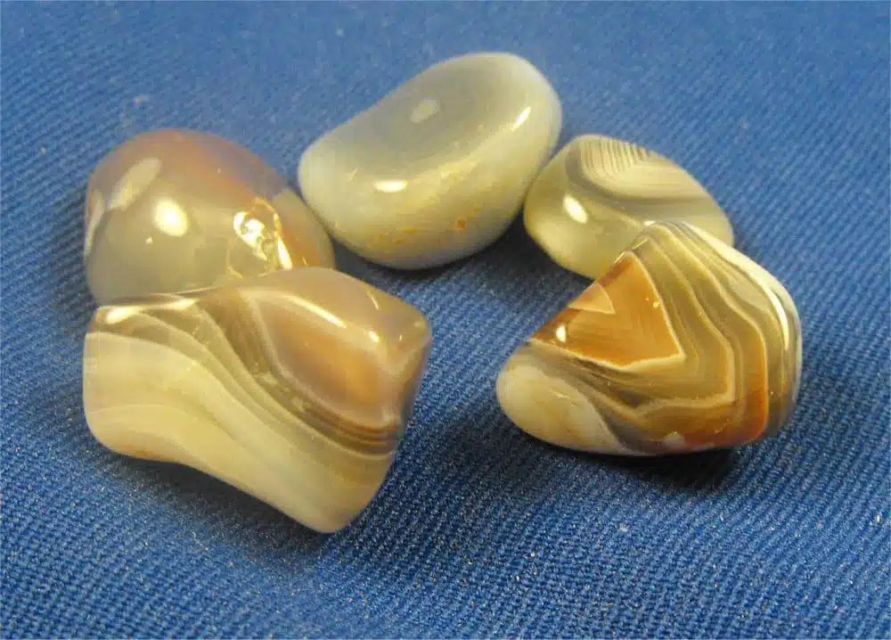 Botswana Agate Tumbled Stones