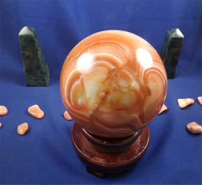Carnelian Sphere 1