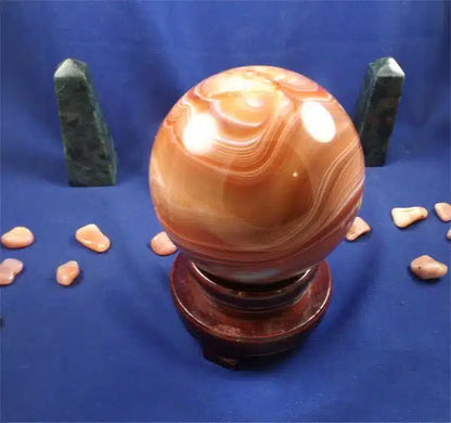 Carnelian Sphere 1