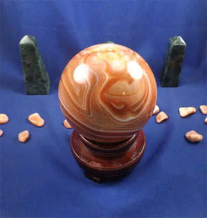Carnelian Sphere 1