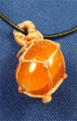 Carnelian Tumbled Stone Necklace