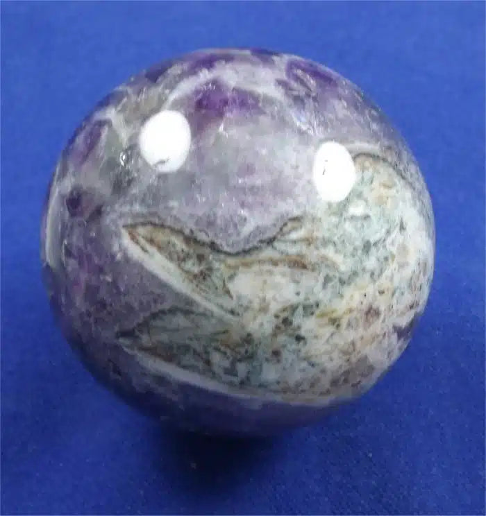 Chevron Amethyst Sphere 2