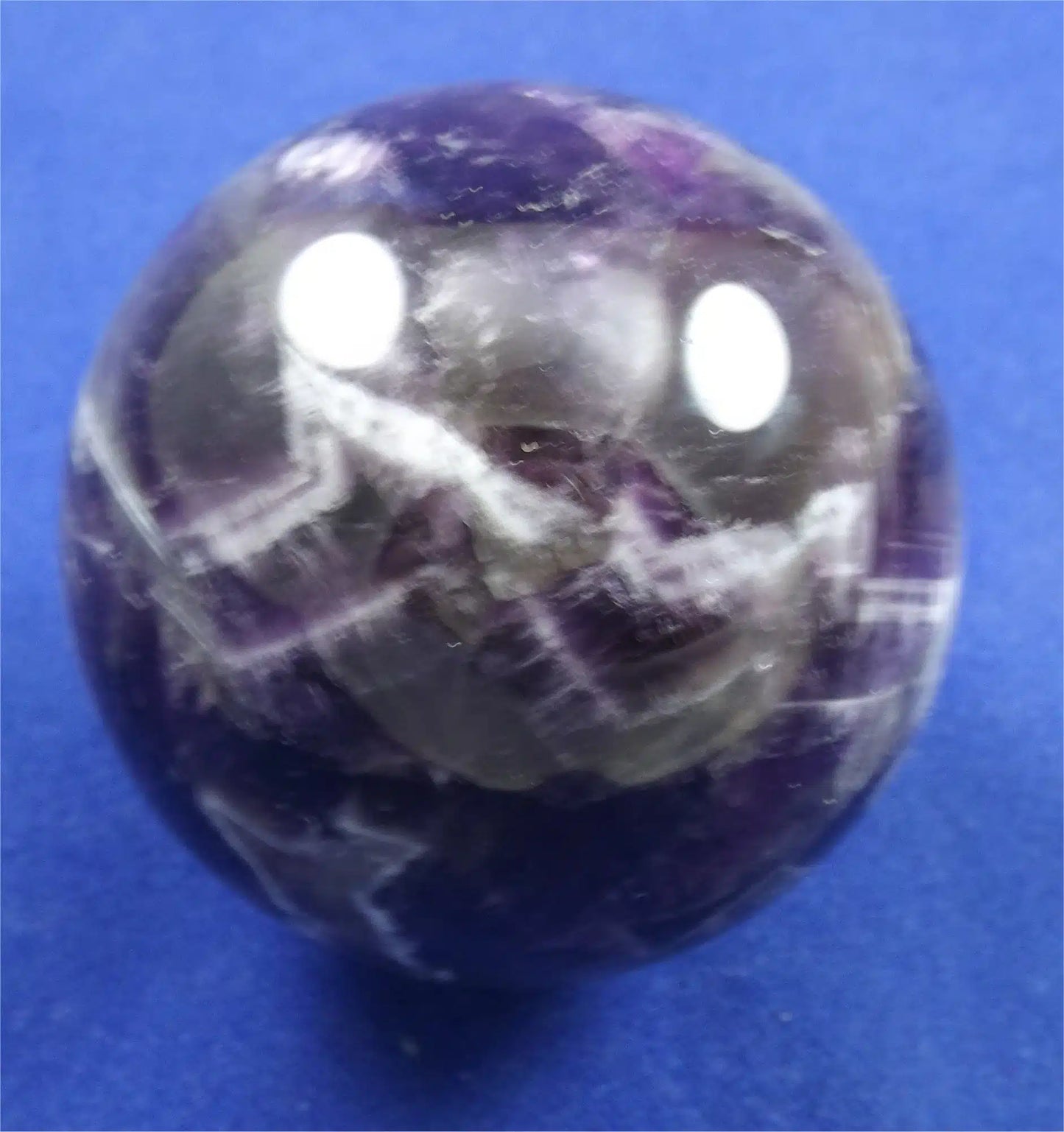 Chevron Amethyst Sphere 3