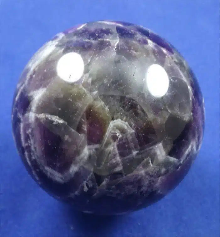 Chevron Amethyst Sphere 5